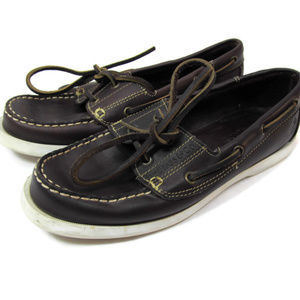 G.H. Bass Co Womens Leather Dock Shoes Loafers